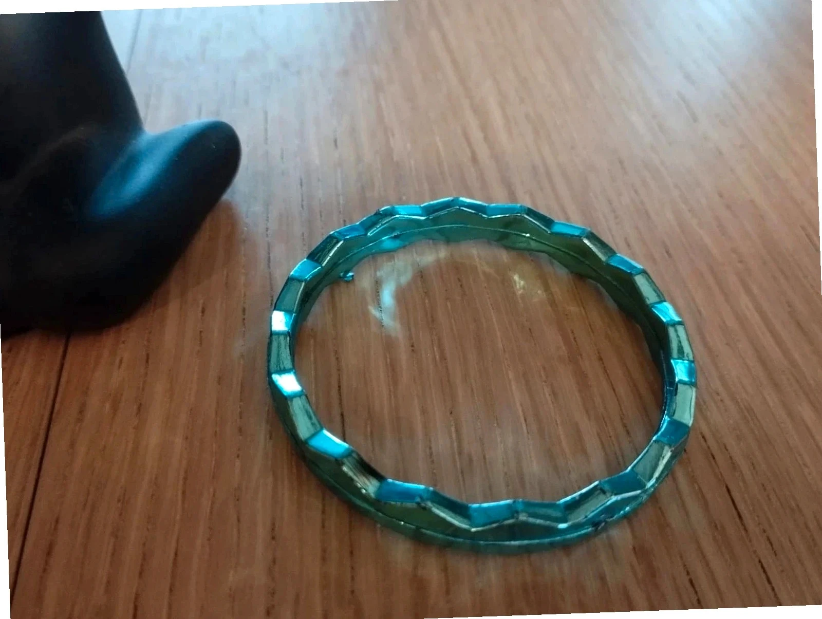 Bracelet couleur bleue métal. – photo 2